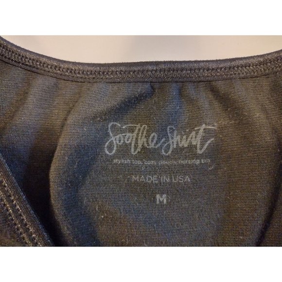 LuLaBu Soothe Shirt black Tank Size Med Baby Wearing - Picture 4 of 7